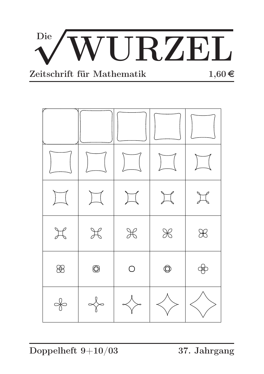 Die Wurzel September/Oktober 2003