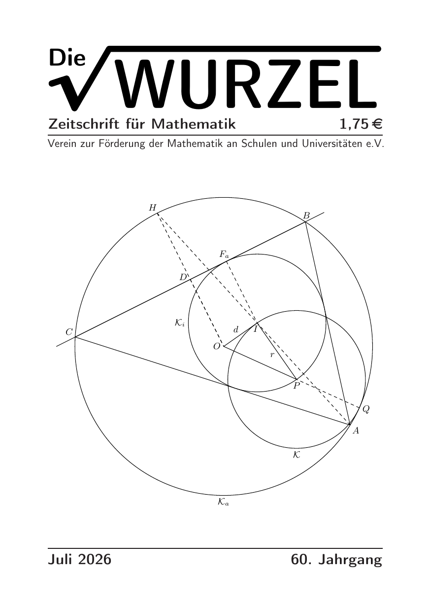 Die Wurzel Juli 2026